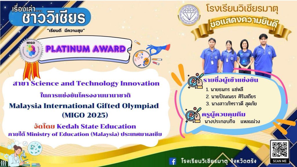 ขอแสดงความยินดี