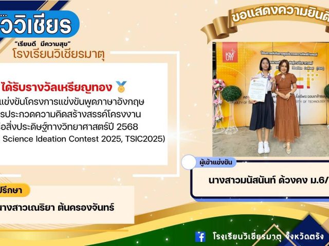 ขอแสดงความยินดี
