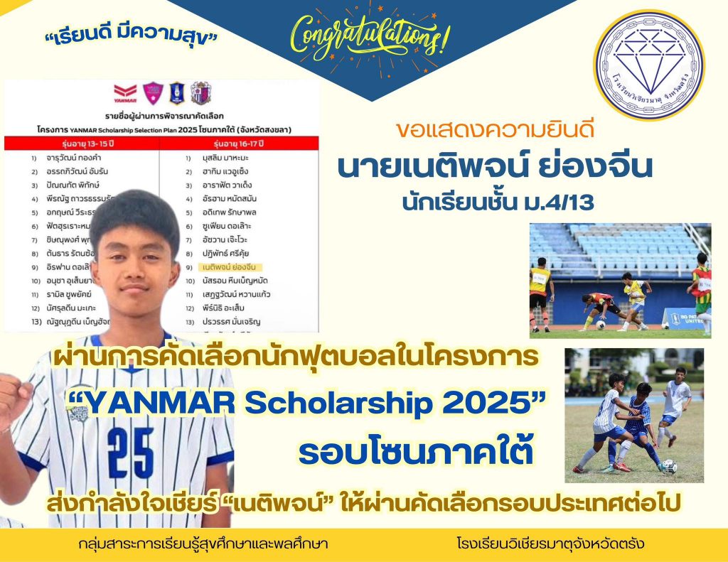 ขอแสดงความยินดี