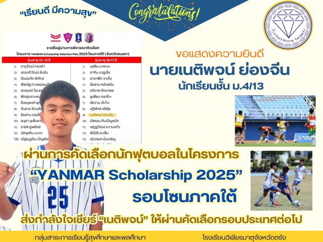 ขอแสดงความยินดี
