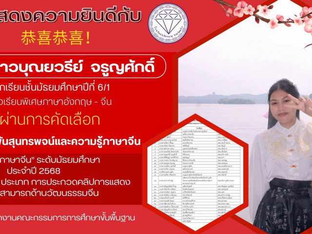 ขอแสดงความยินดี