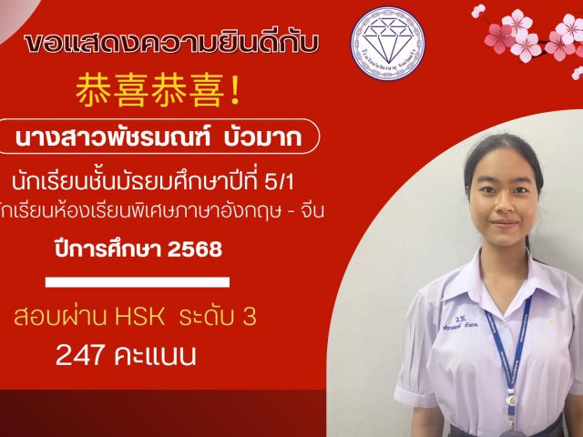 ขอแสดงความยินดี