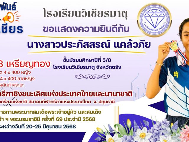 สรุปผลการแข่งขันกรีฑาชิงชนะเลิศแห่งประเทศไทยและนานาชาติ