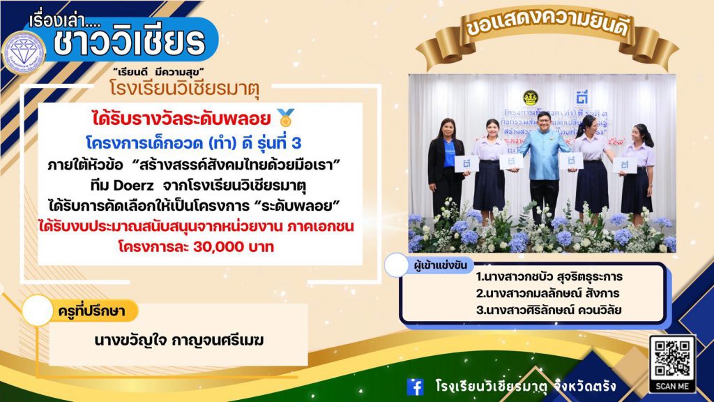 ขอแสดงความยินดี