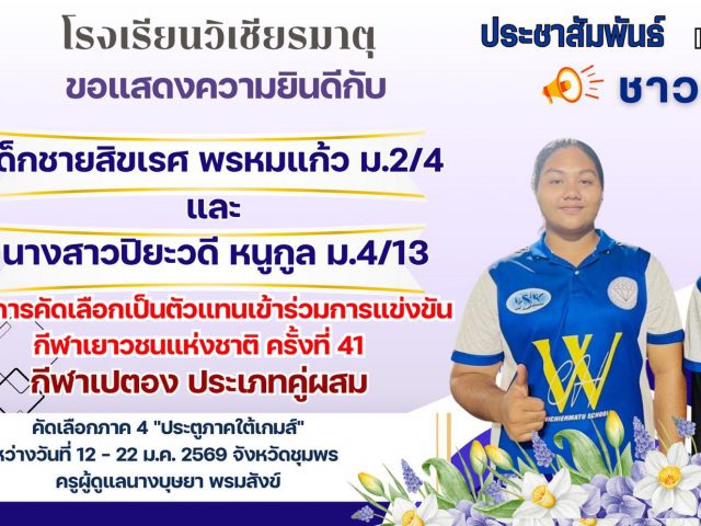 ขอแสดงความยินดี