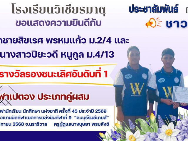 ขอแสดงความยินดี